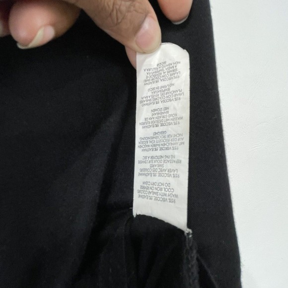 Nasty Gal Collection Women Sz 8 M Cropped T Shirt Black Crew Neck - Picture 13 of 16